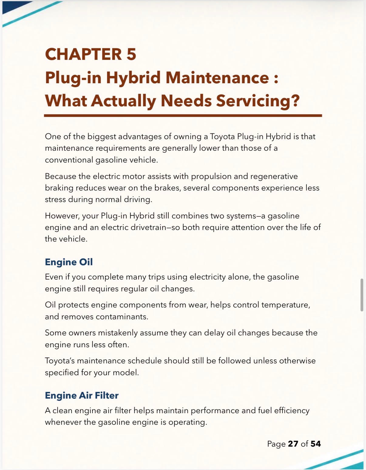 Caring For Your Toyota Plug-in Hybrid