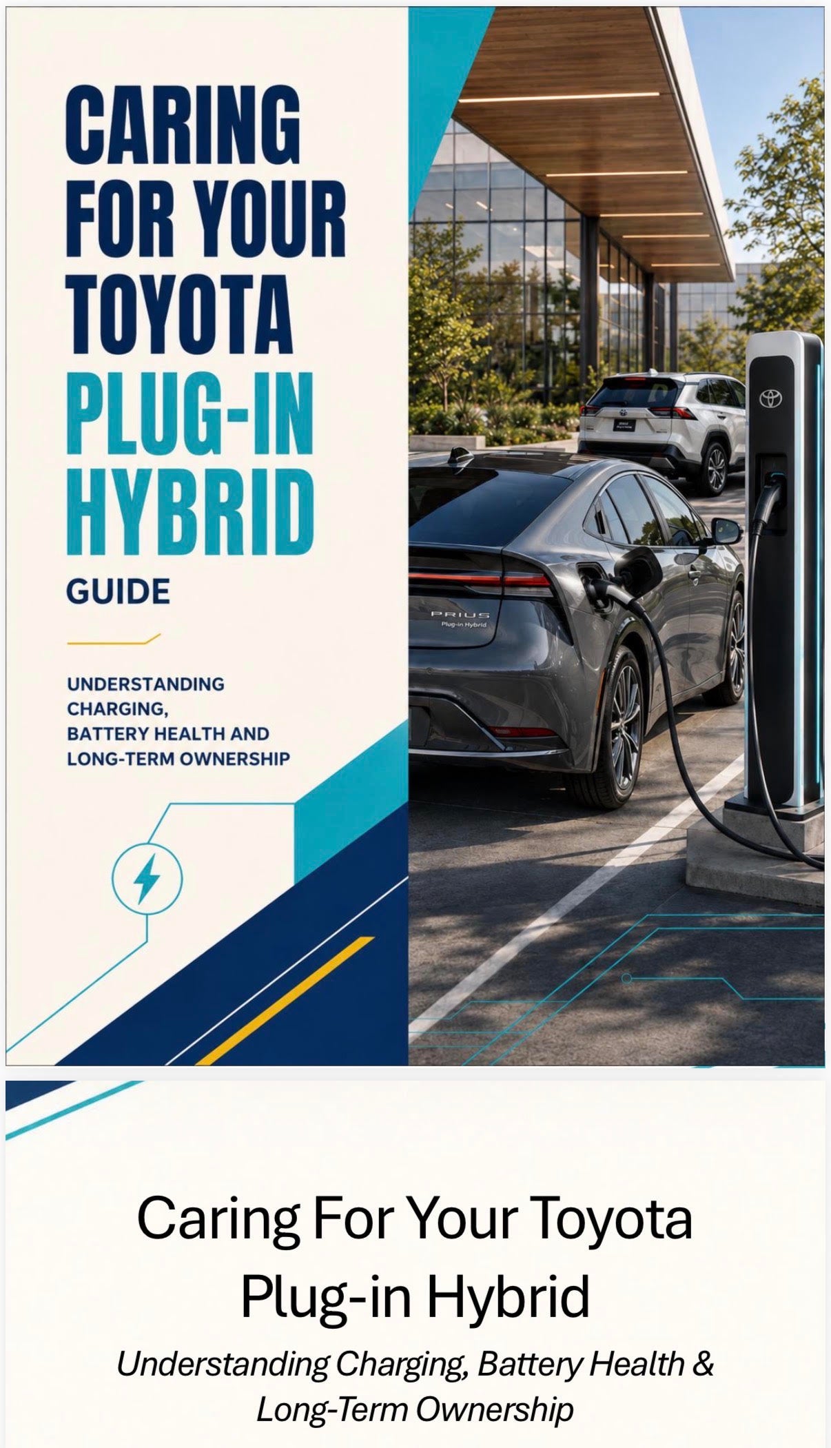 Caring For Your Toyota Plug-in Hybrid